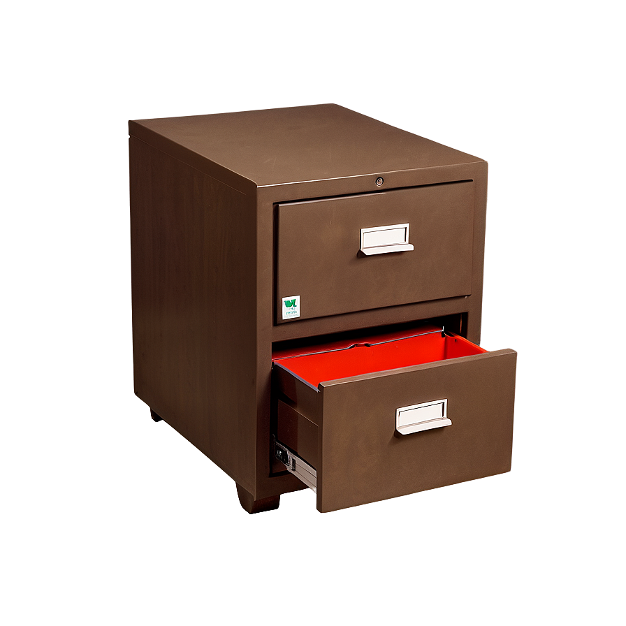 Brown Filing Cabinet Png 5