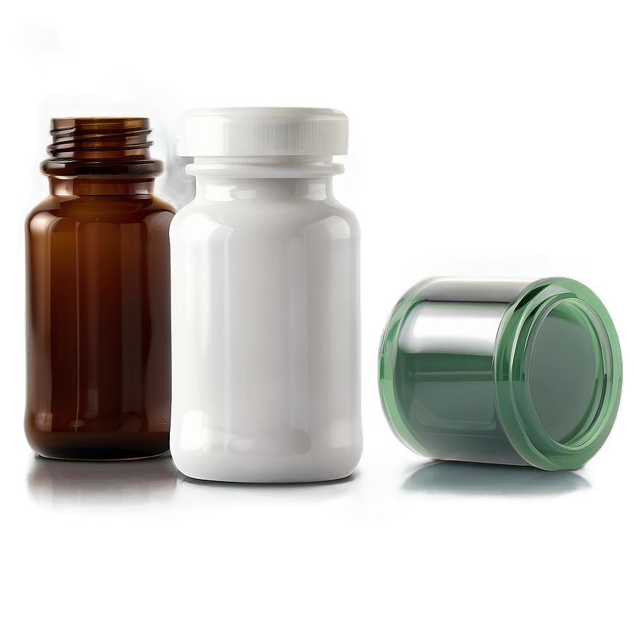 Brown Glass Pill Bottle Png 20