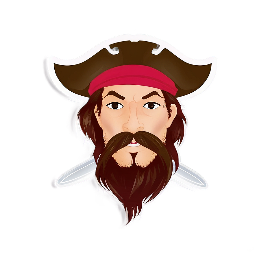 Brown Hair Pirate Captain Png 05252024