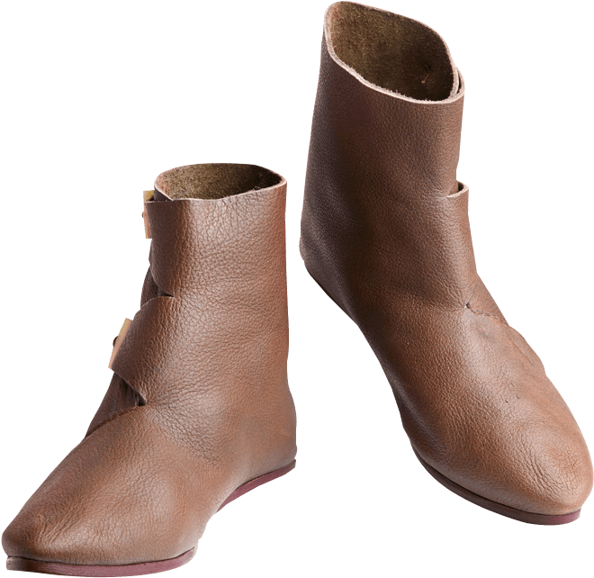 Early Medieval Viking Boots - Medieval Viking Shoe, HD Png Download PNG with transparent background