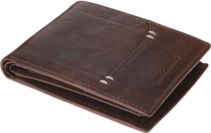 Brown Leather Bifold Wallet