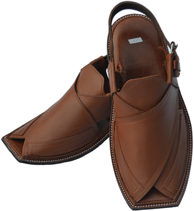 Brown Leather Chappals