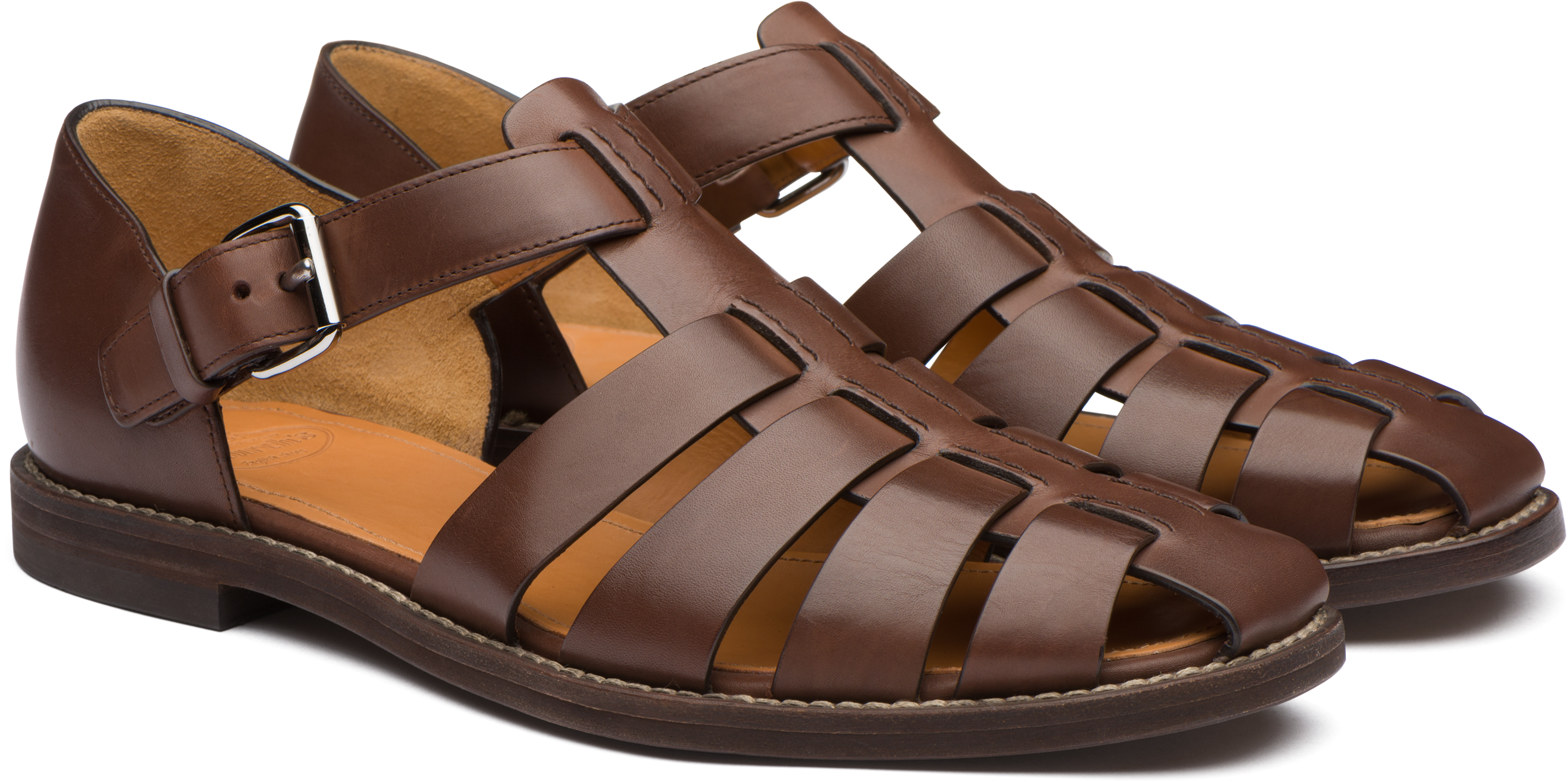 Brown Leather Sandals Product Showcase