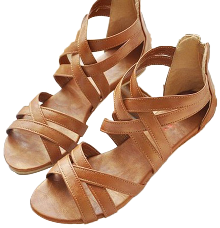 Sandal Png Transparent Image - Brown Sandals For Women, Png Download PNG with transparent background