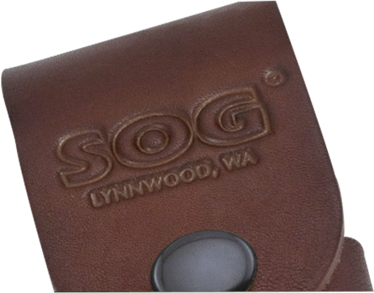 Brown Leather Wallet Brand Embossed