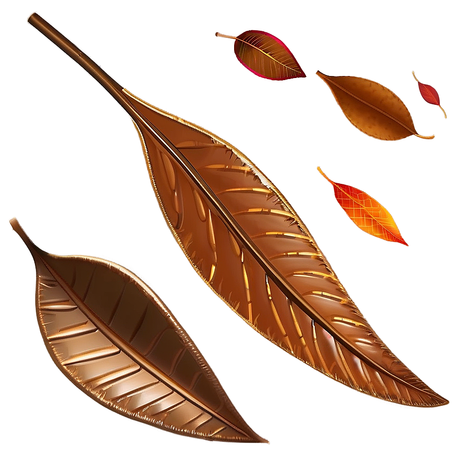 Brown Leaves Falling Png 45