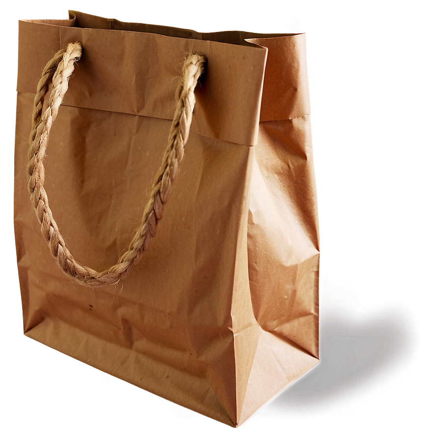 Brown Paper Bag Design Png 06282024