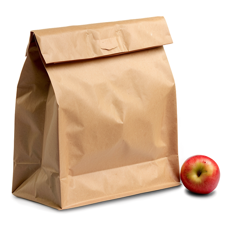 Brown Paper Bag For Lunch Png 71