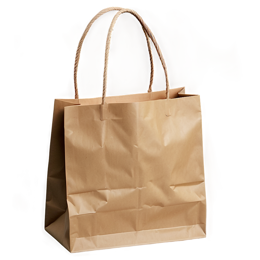 Brown Paper Bag For Shopping Png 06282024