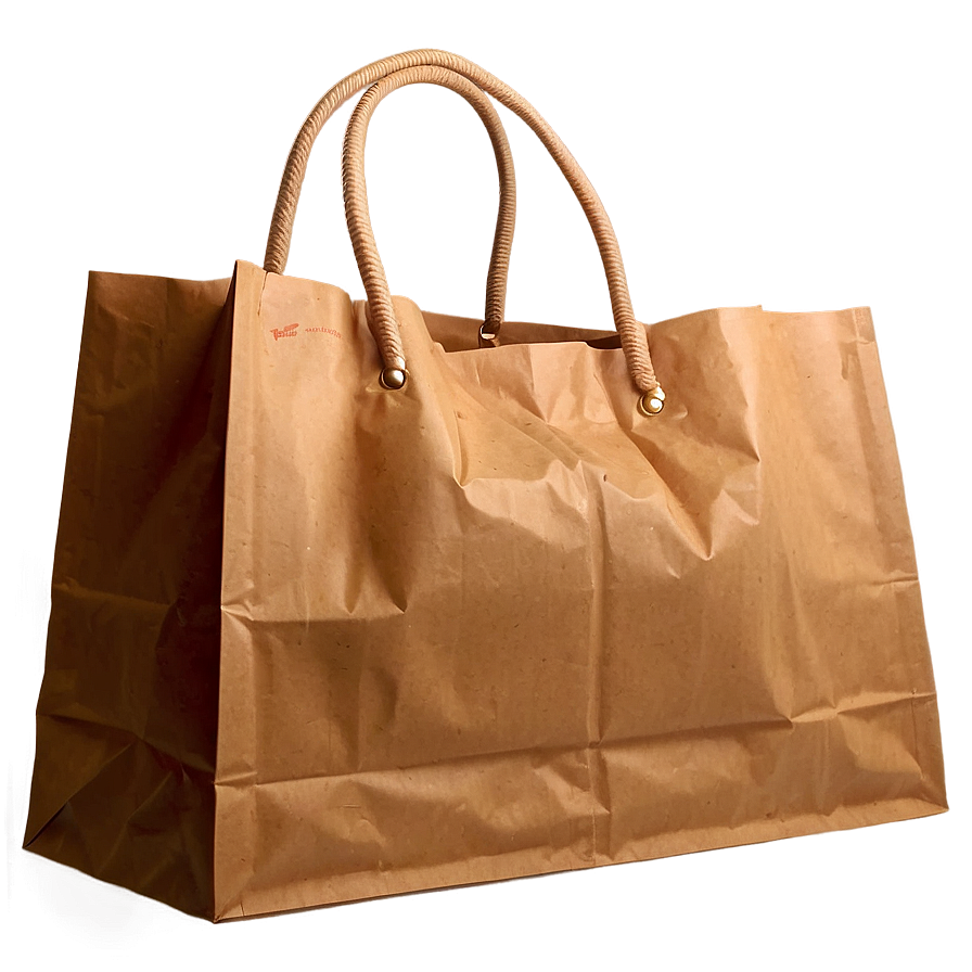 Brown Paper Bag For Shopping Png 36