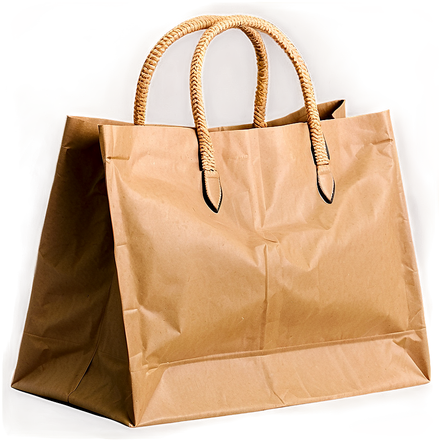 Brown Paper Bag For Shopping Png 58