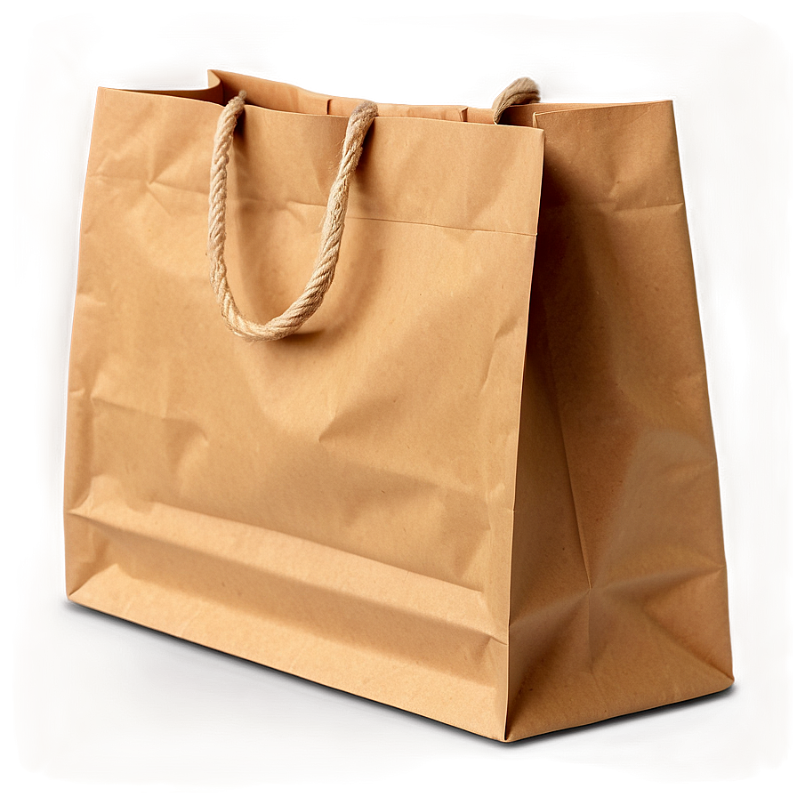 Brown Paper Bag For Shopping Png 82