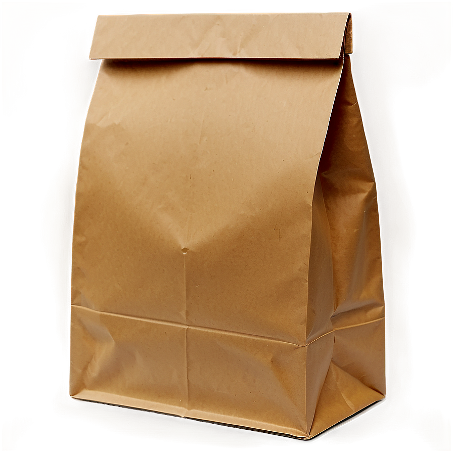 Brown Paper Bag With Window Png Bkd