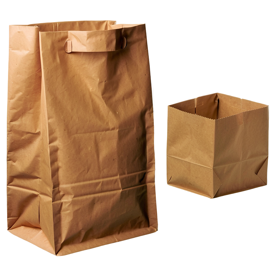 Brown Paper Food Bag Png Dda86