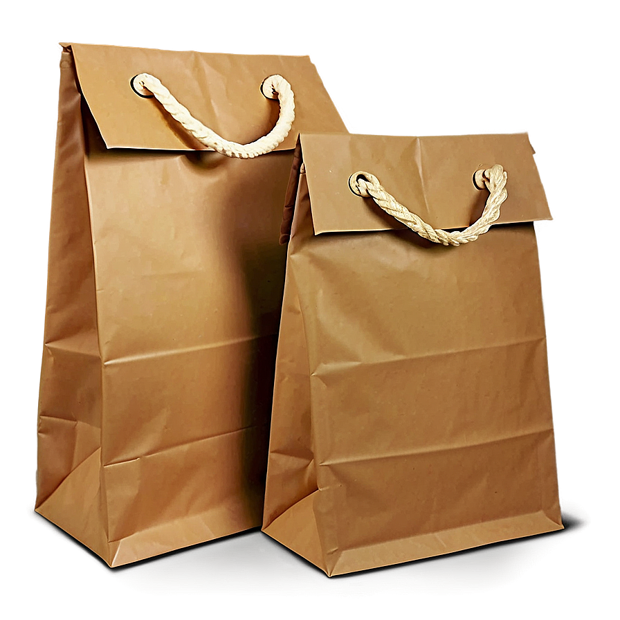 Brown Paper Shopping Bag Png 06282024