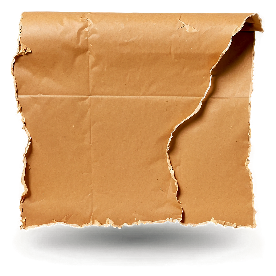 Brown Paper With Torn Edges Png Aih