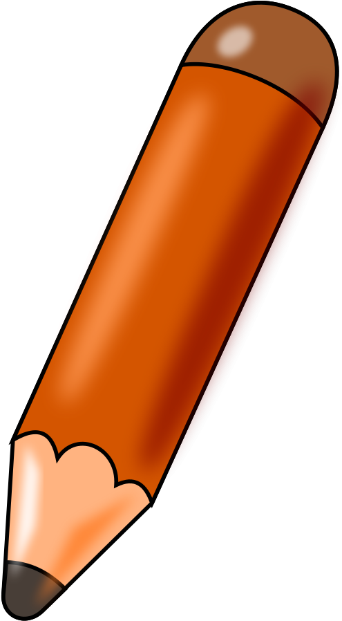 Brown Pencil Clipart