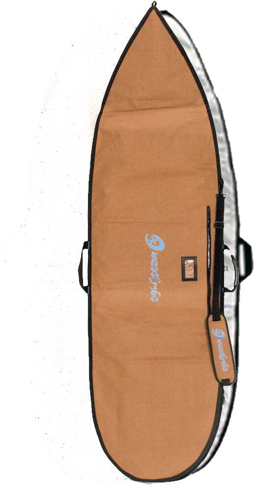 Brown Surfboard Bagwith Logo