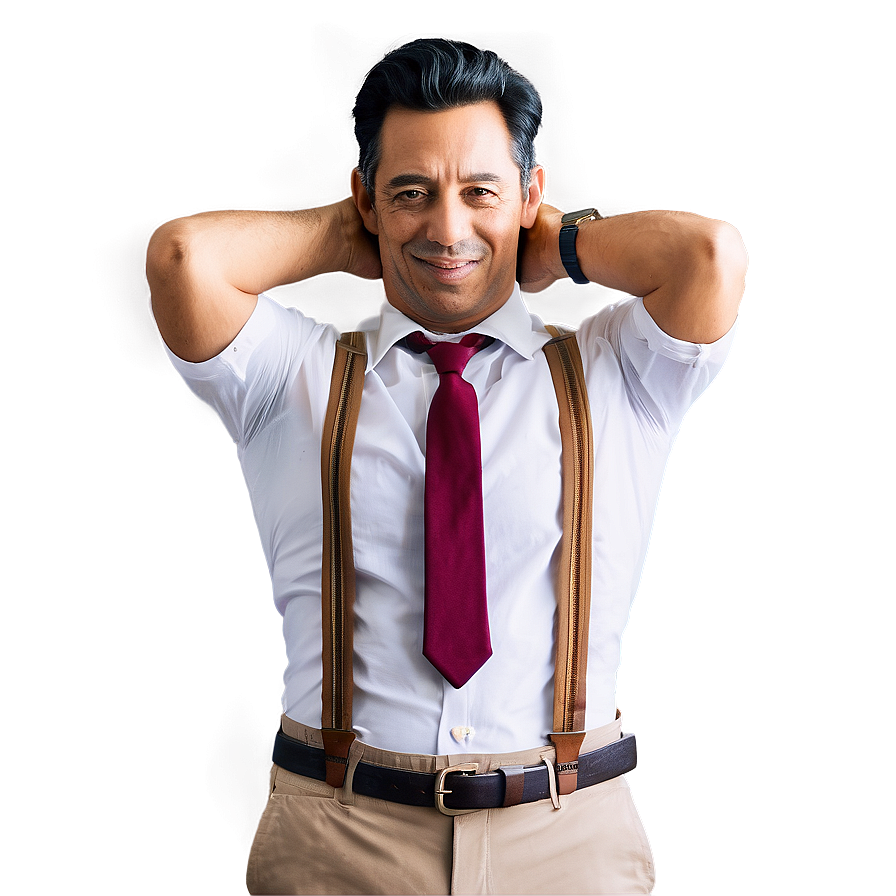 Brown Suspenders Png 96