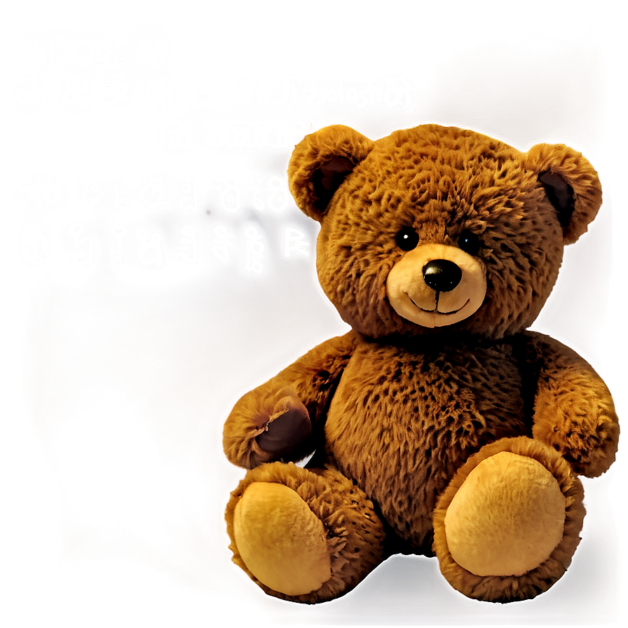 Brown Teddy Bear PNG hmu90 PNG with transparent background