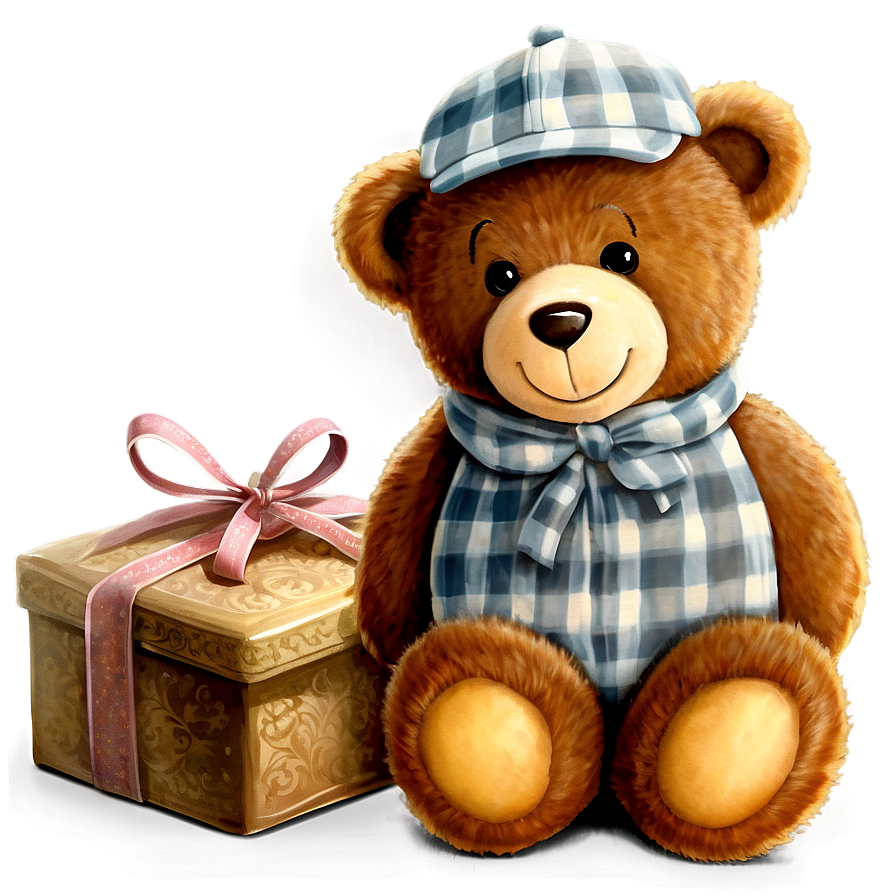 Brown Teddy Bear PNG rvt36 PNG with transparent background