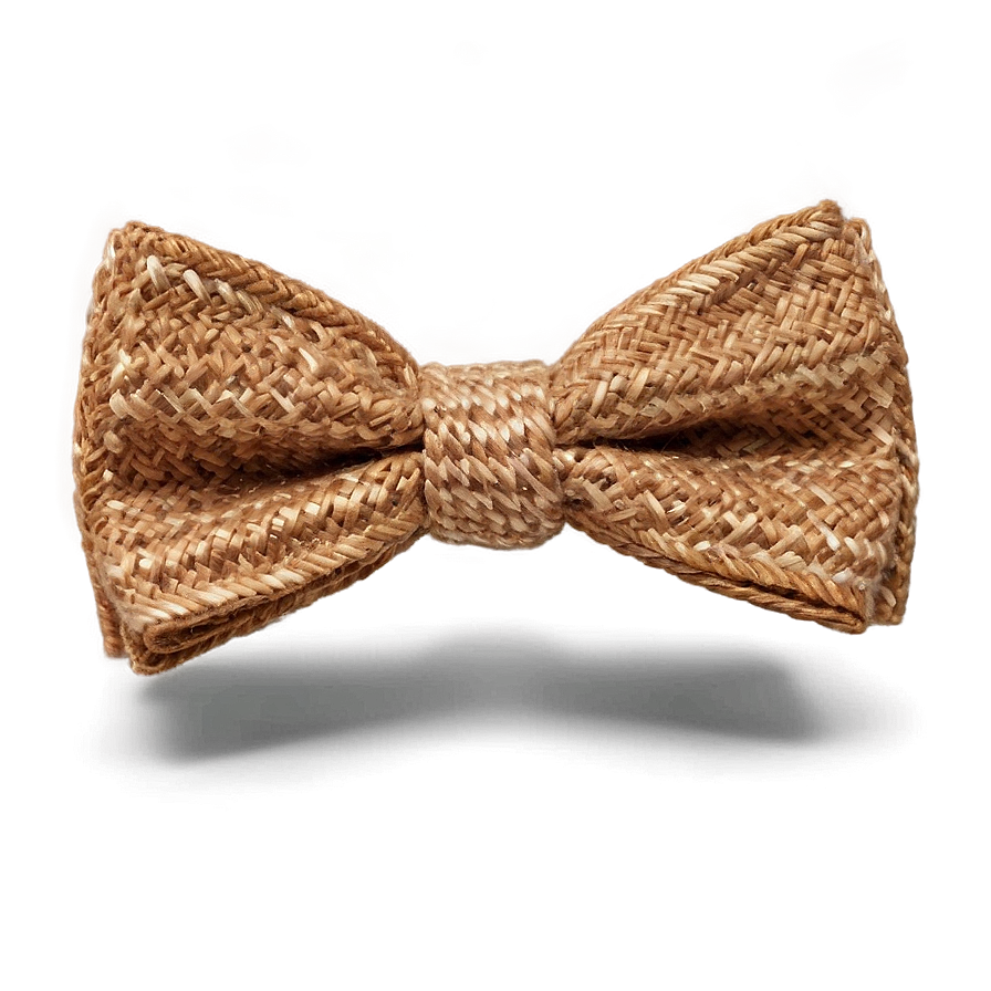 Brown Tweed Bow Tie Png Qxp