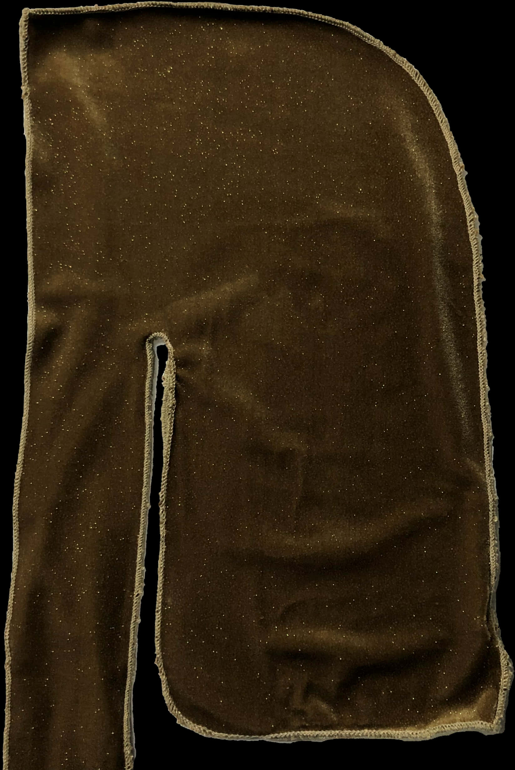 Brown Velvet Durag Texture