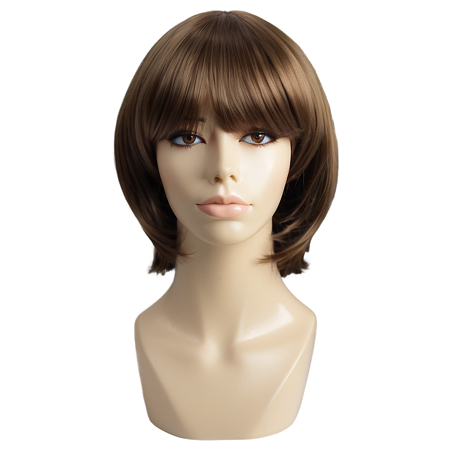 Brown Wig Png 41