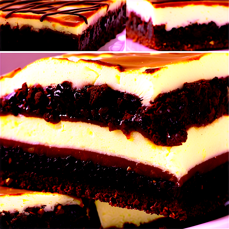 Brownie Cheesecake Bars Png Eis1