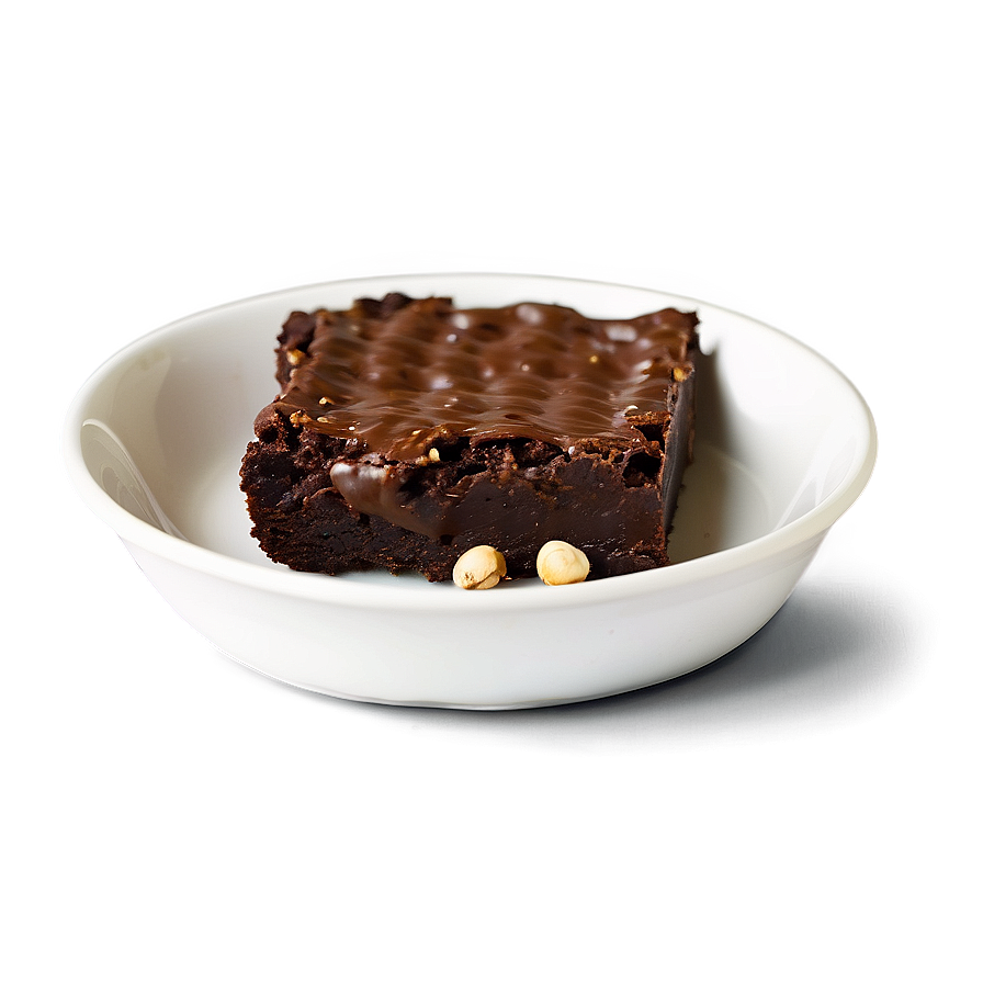 Brownie with Hazelnut Spread PNG wxw PNG with transparent background