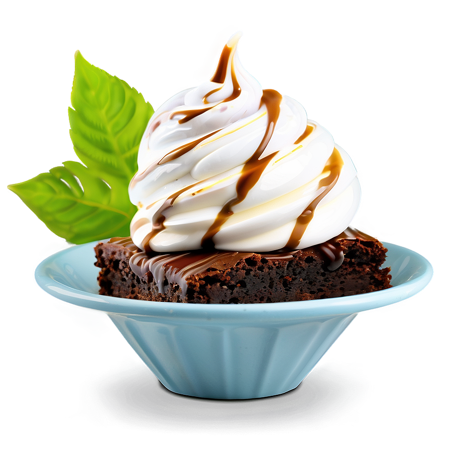 Brownies With Ice Cream Png 38