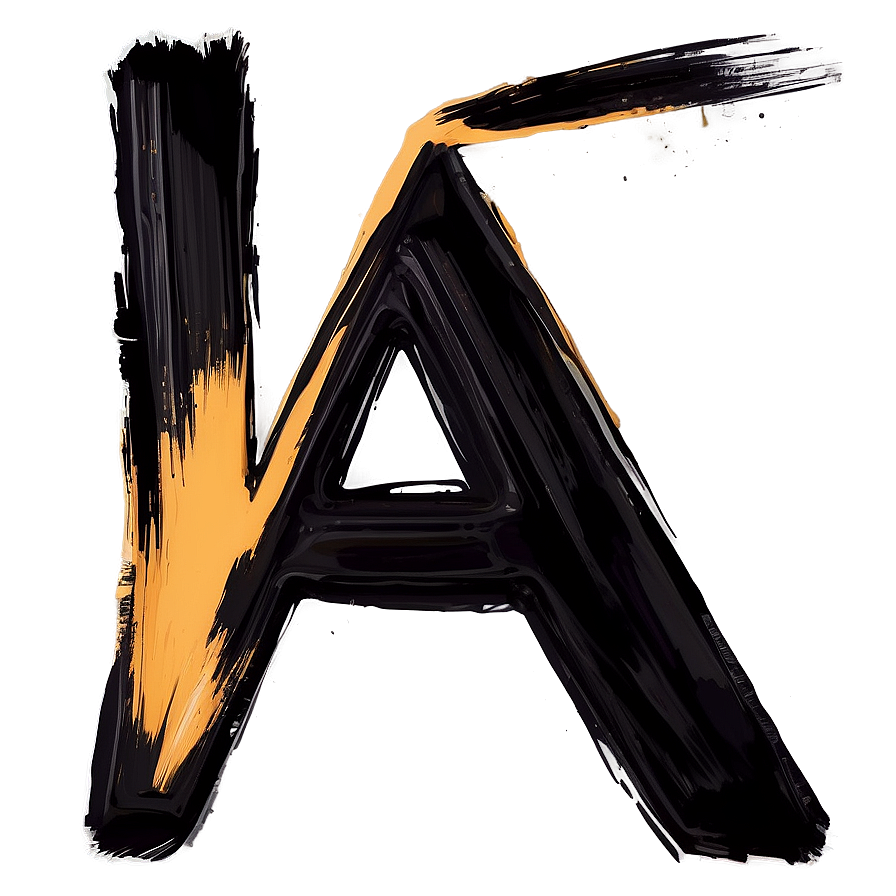 Brush Stroke Letter A Png Hrm69