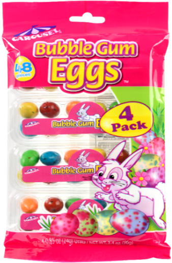 Bubble Gum Eggs Packaging