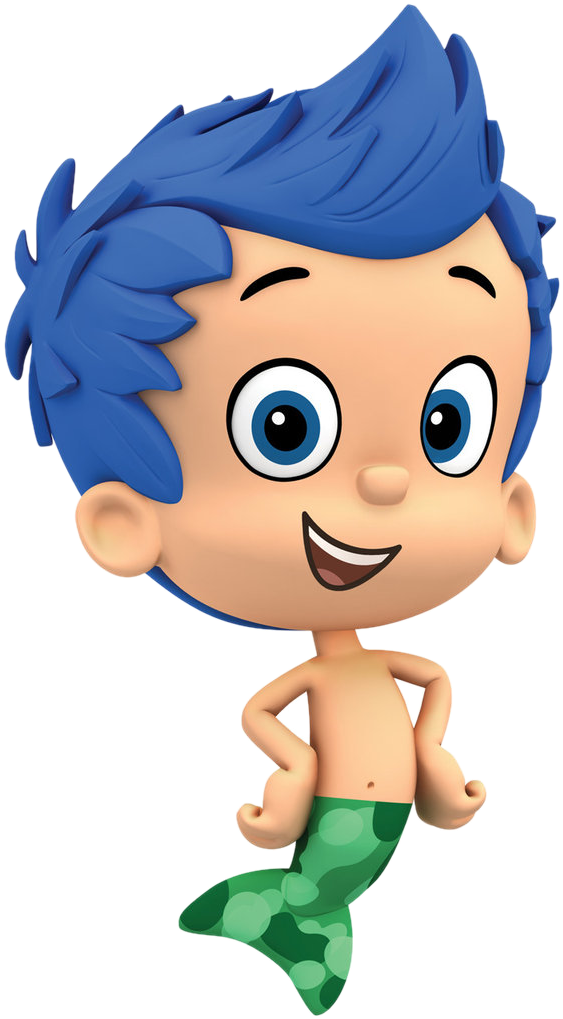 Bubble Guppies Blue Hair, HD Png Download PNG with transparent background