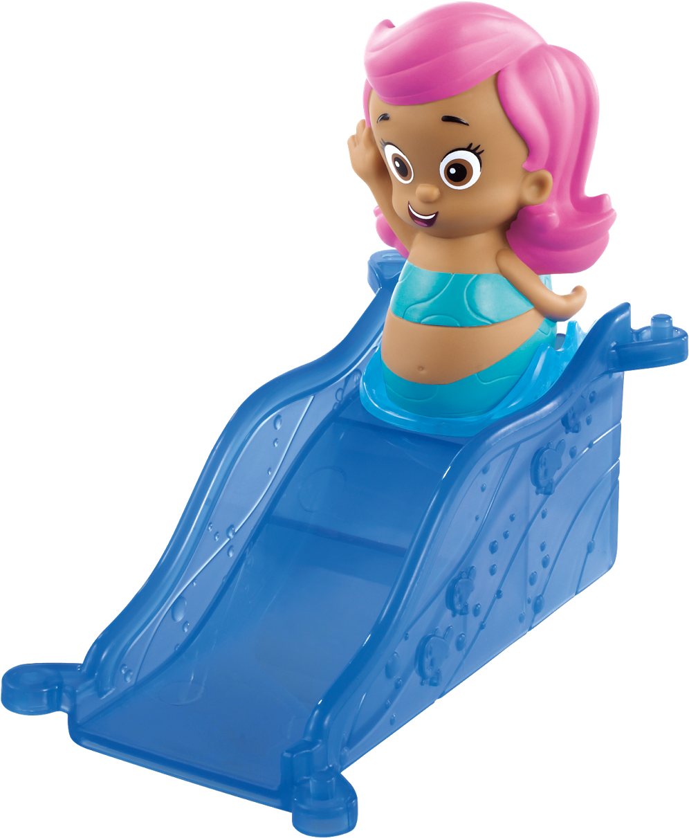 Bubble Guppies Character On Slide Toy