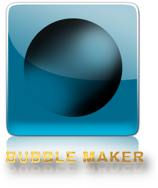 Bubble Maker App Icon PNG with transparent background