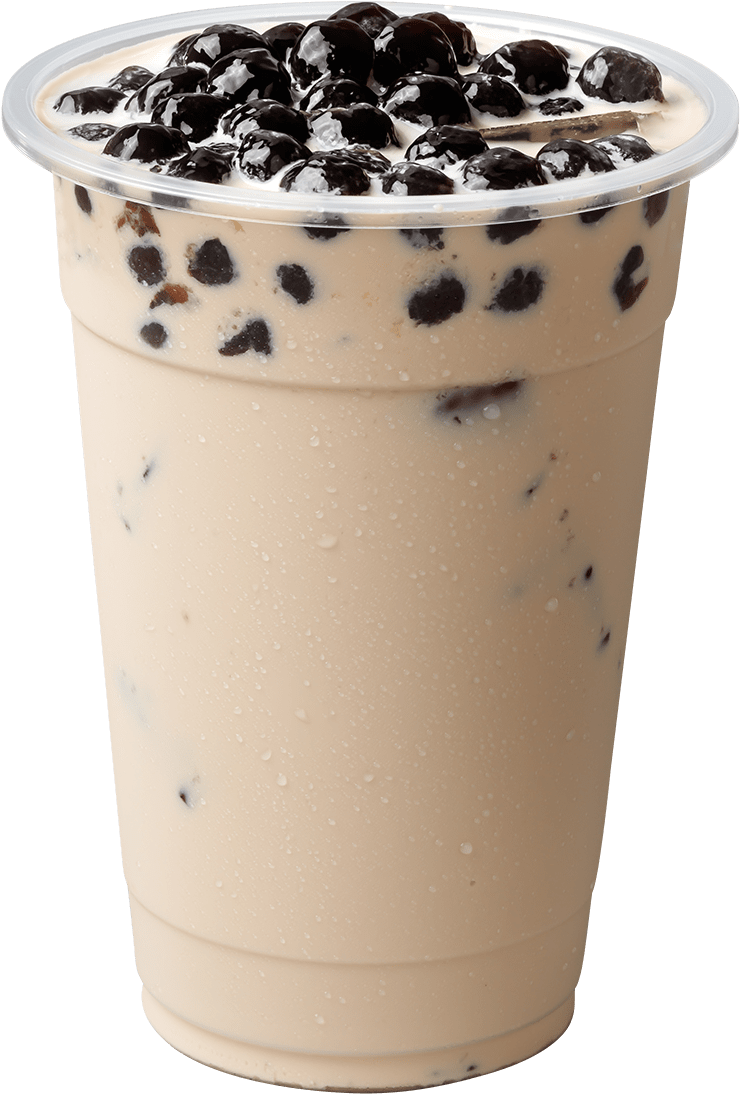 Bubble Tea Beveragewith Tapioca Pearls