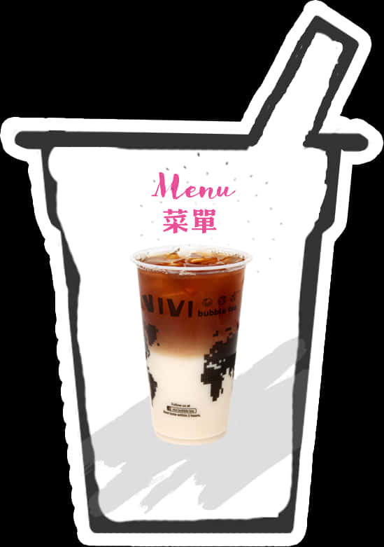 Bubble Tea Menu Promotion