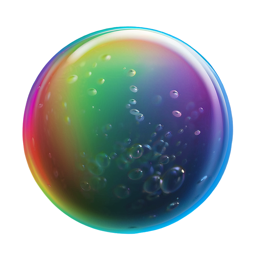 Bubble With Rainbow Colors Png Kxo52