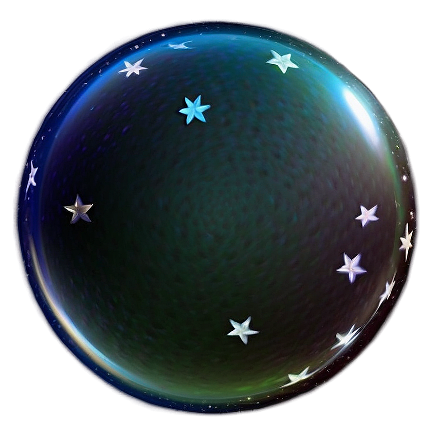 Bubble With Stars Png 06112024