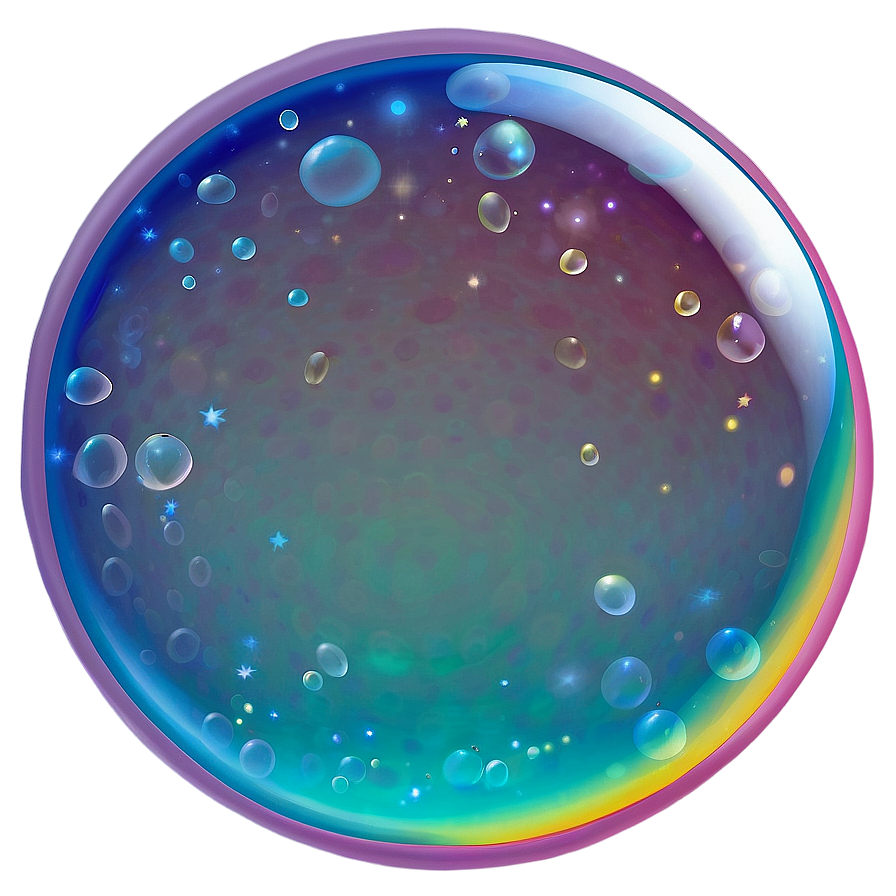 Bubble With Stars Png 39