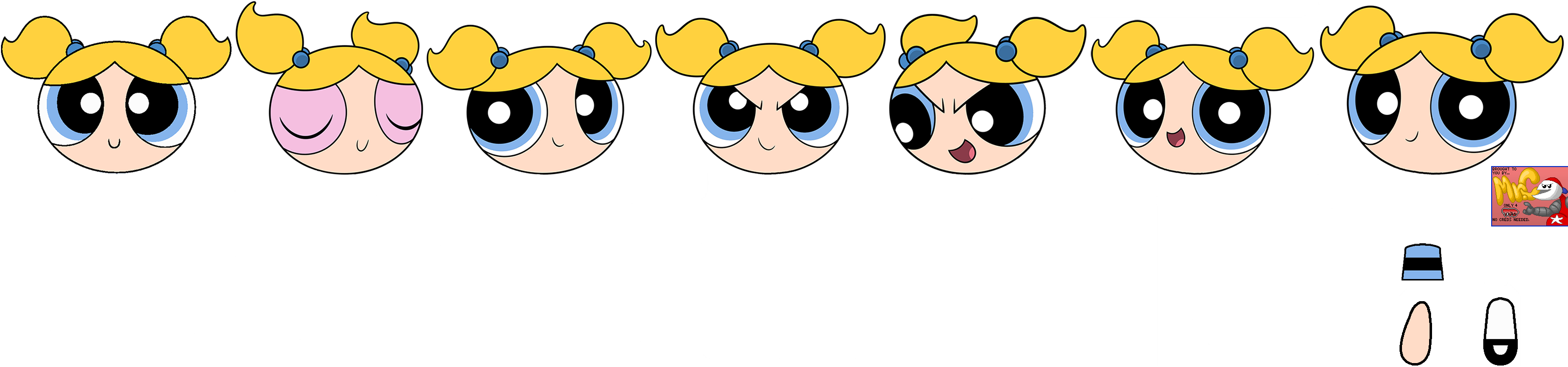 Bubbles - Powerpuff Girls Story Maker, HD Png Download PNG with transparent background