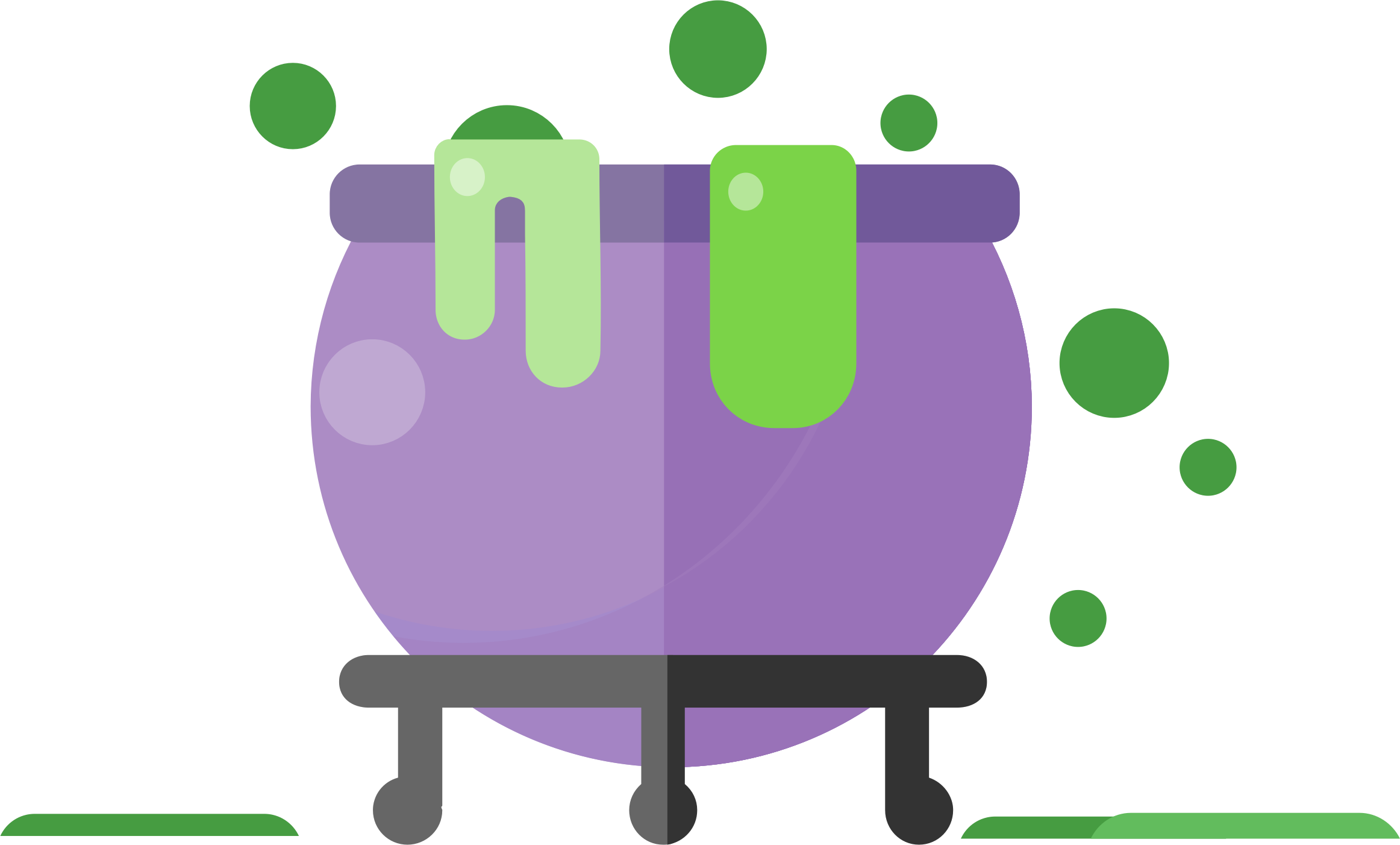 Bubbling Cauldron Vector