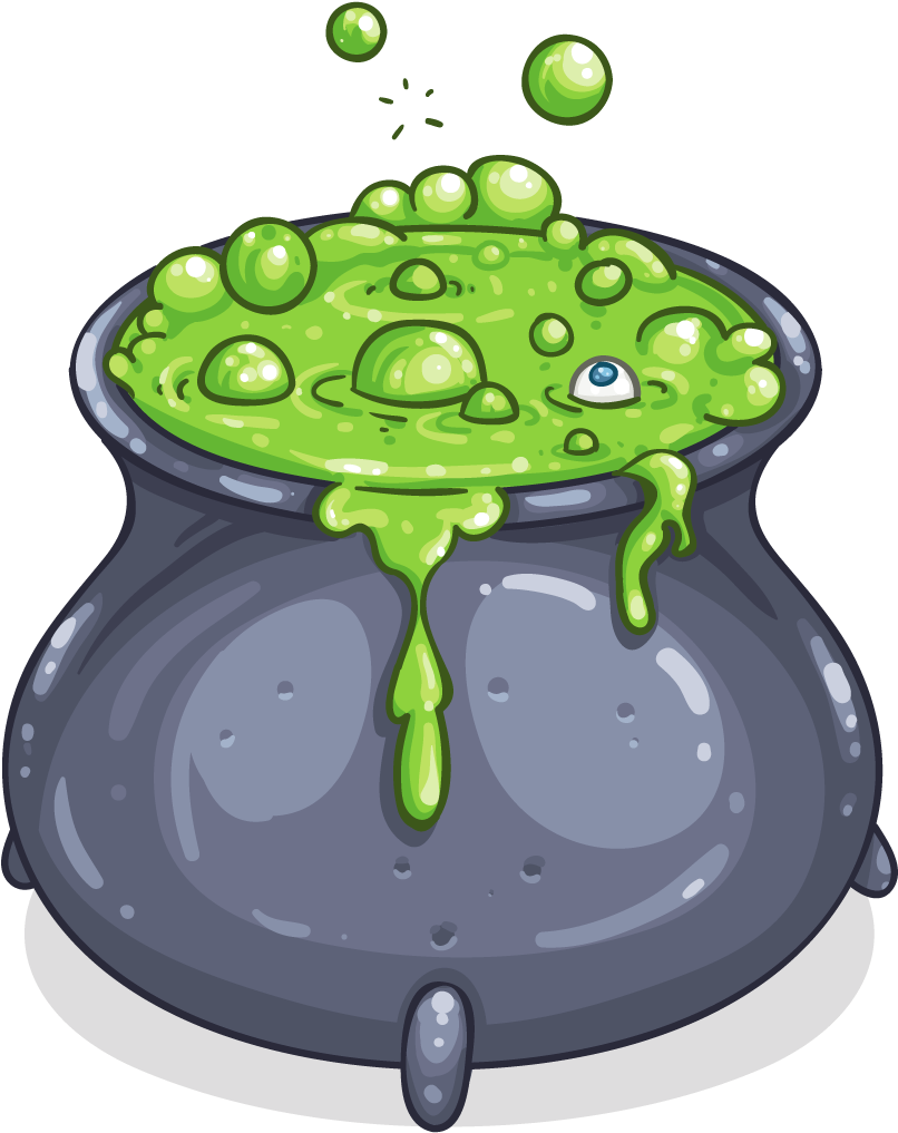 Cauldron Png - Cauldron Halloween Cartoon, Transparent Png PNG with transparent background