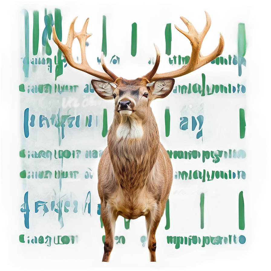 Buck With Majestic Rack Png 49