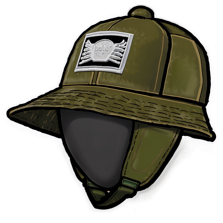 Bucket Hat With Patches Png 79