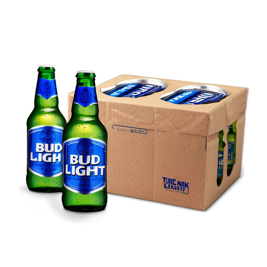 Bud Light 6 Pack Png 05232024