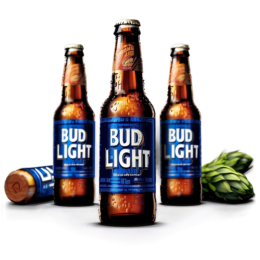 Bud Light Bottle Graphic Download Png 06272024