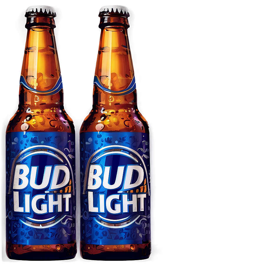 Bud Light Bottle Vector Png 06272024