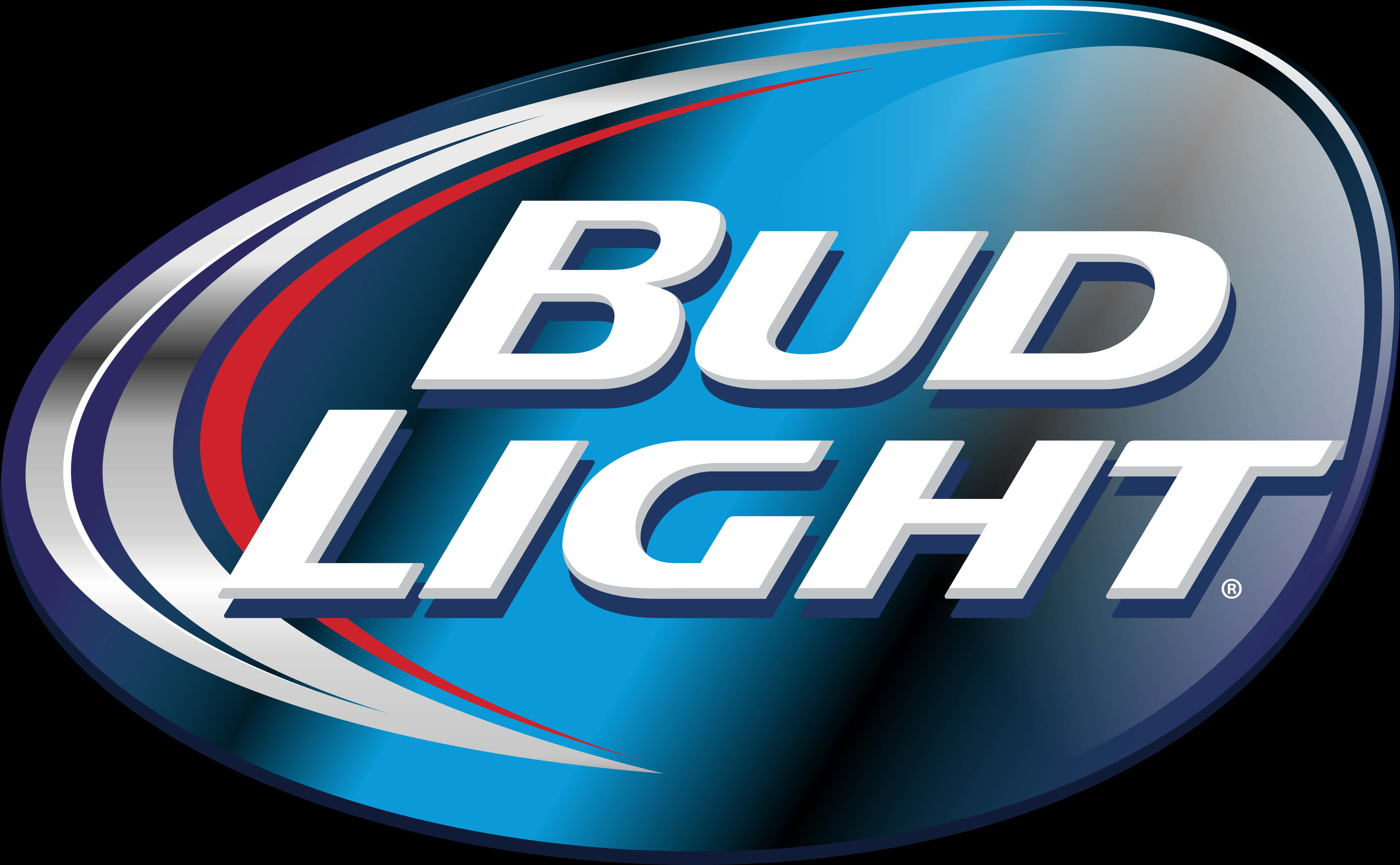 Bud Light Logo Branding PNG image with a transparent background, free high-resolution download
